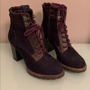 UK Star Collection Blue and Brown heeled boots